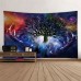 Lightweight Universe Theme Tapestry Wall Tapestry Dorm Room Decor 150x130cm   302785022862